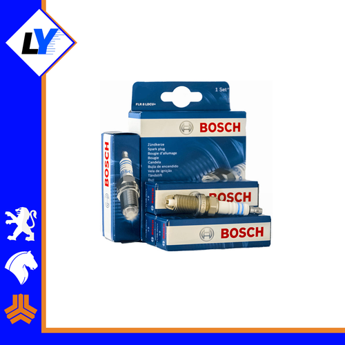 شمع دو پلاتین بوش المان اصلی مناسب خودرو های دو گانه و تک(یک دست) FLR8LDCU+9