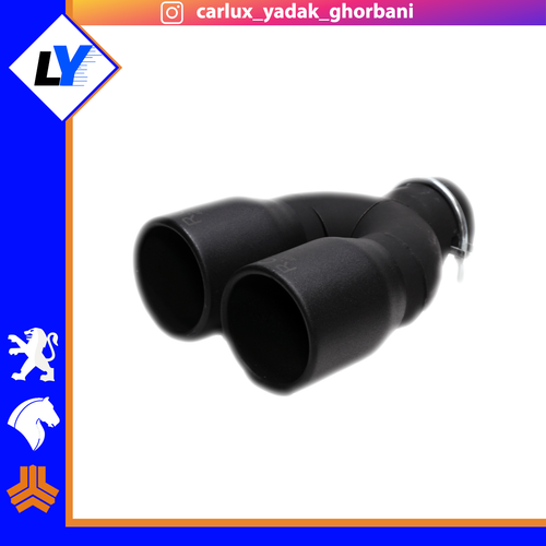 سر اگزوز دو لول 206 ارسی 401 کربن