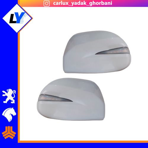 فلاپ اینه تیبا سفید راهنما دار