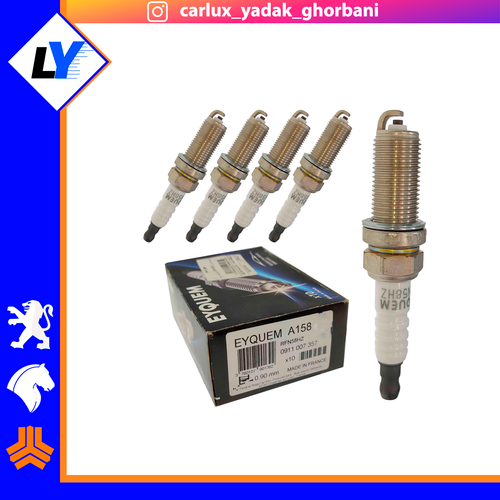 شمع اکیوم پایه بلند 206 تیپ5 (بسته بندی 4 عددی) A158
