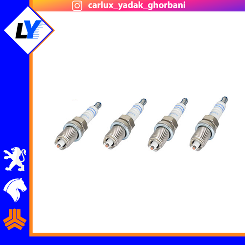 شمع نور بوش مناسب سمند ef7 دو گانه سوز (بسته بندی 4 عددی)