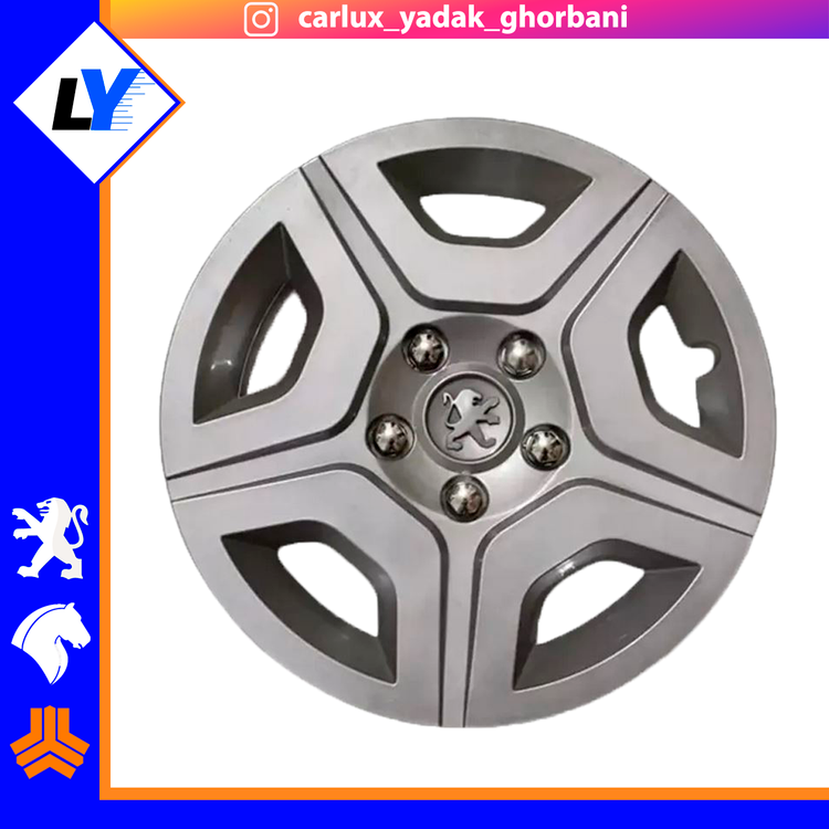 قالپاق تارا 14 آرم پژو ابویی (1دست)(فروش عمده و تک)