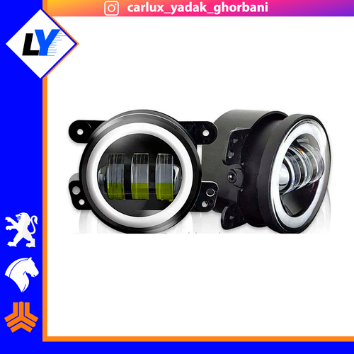 پرژکتور تایگر3.5 اینچ برند زیمر راهنما دار 5 حالته(زرد و سفیدو...)