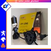 هدلایت لنز دار پایه h4 برند سام 33W LN1LENS