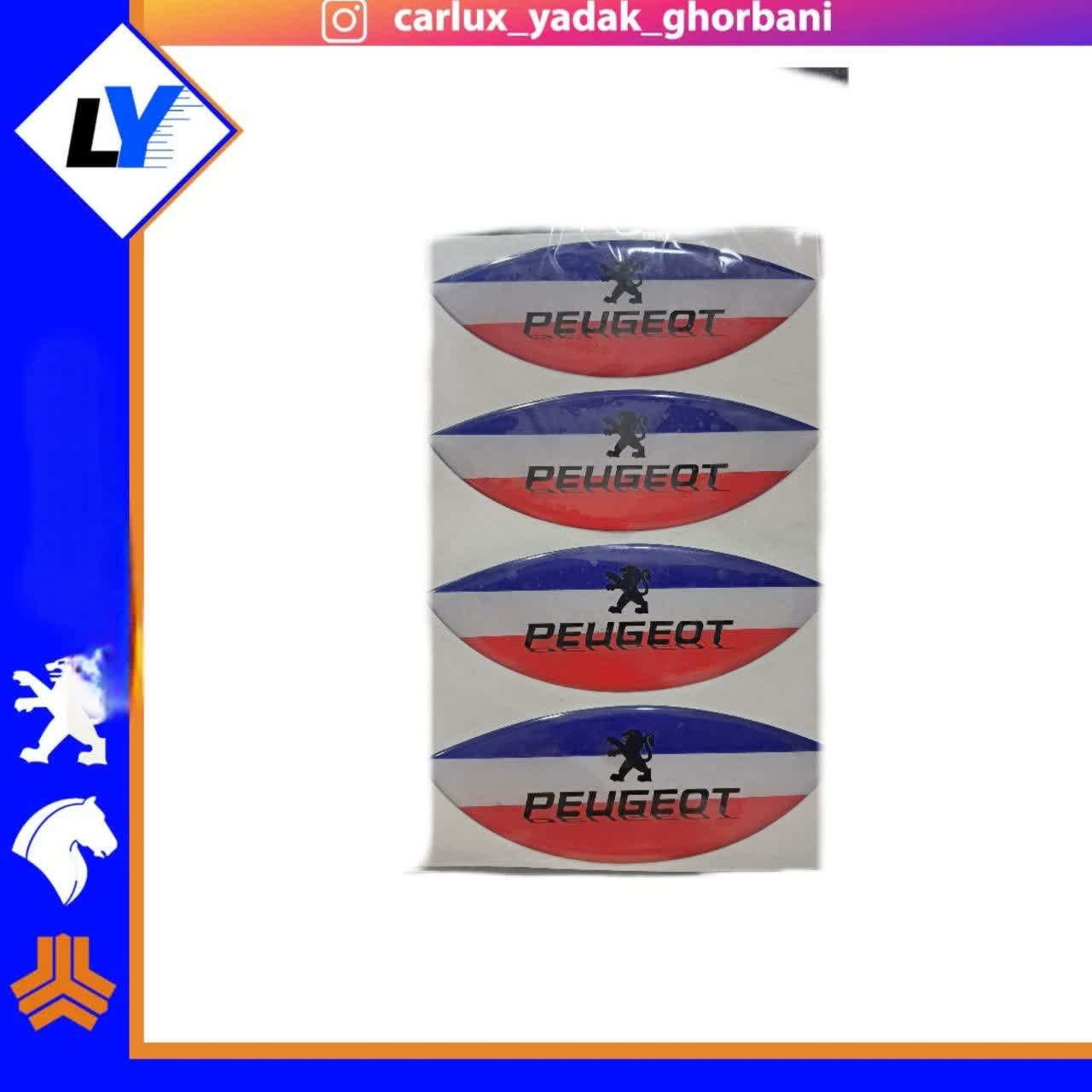 برچسب زیر دستگیره 207 و 206 ژله ای
